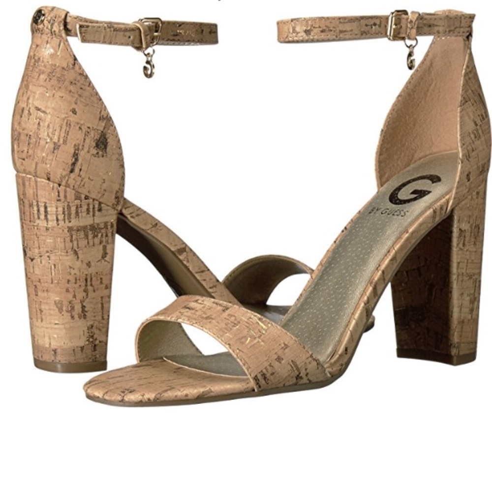 G by Guess Natural Cork Sandal